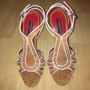 Charles Jourdan 8M strappy